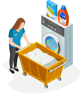 Bước 3: Quy trình giặt sấy hiện đại tại Hải Dương